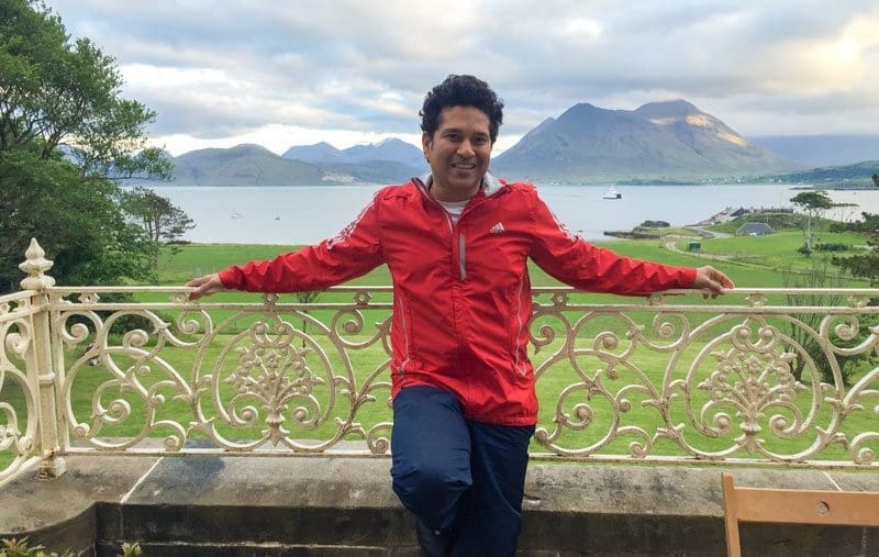 Sachin Tendulkar visits Raasay House